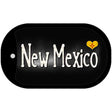 New Mexico Flag Script Novelty Metal Dog Tag Necklace DT-9469