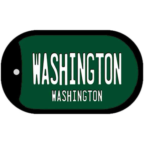 Washington Green Washington Novelty Metal Dog Tag Necklace DT-9496