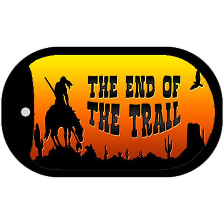 End of the Trail Arizona Western Novelty Metal Dog Tag Necklace DT-9516