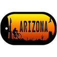 Bike Arizona Western Novelty Metal Dog Tag Necklace DT-9522