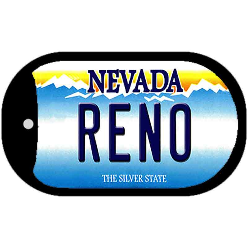 Reno Nevada Novelty Metal Dog Tag Necklace DT-9551