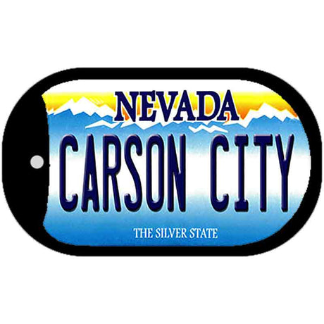 Carson City Nevada Novelty Metal Dog Tag Necklace DT-9555