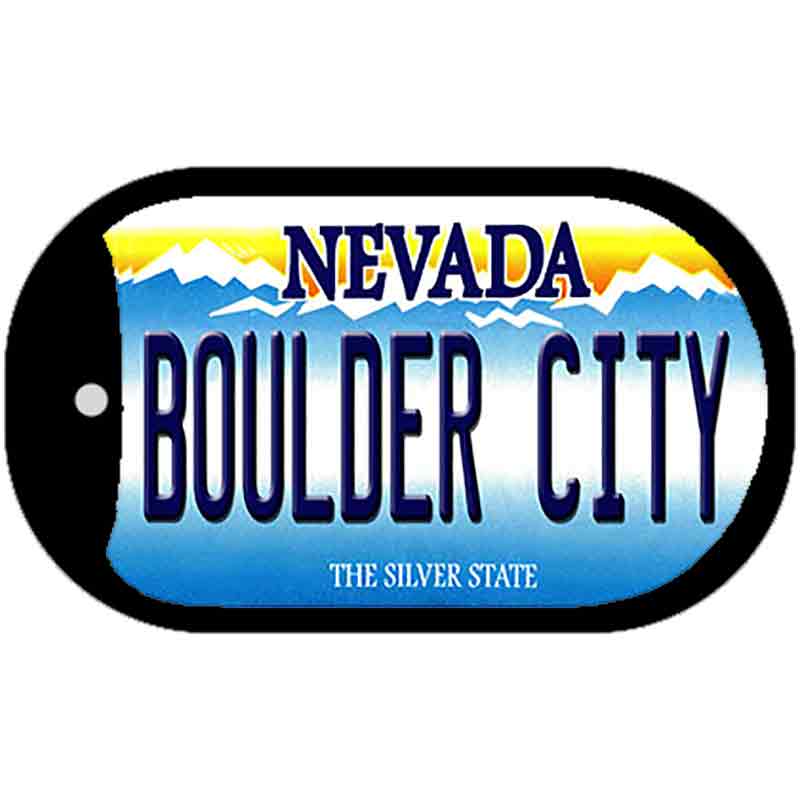 Boulder City Nevada Novelty Metal Dog Tag Necklace DT-9557