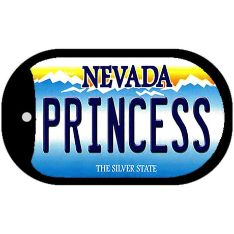 Princess Nevada Novelty Metal Dog Tag Necklace DT-9567