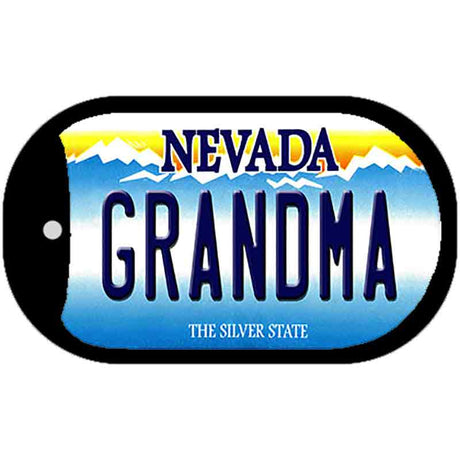 Grandma Nevada Novelty Metal Dog Tag Necklace DT-9571