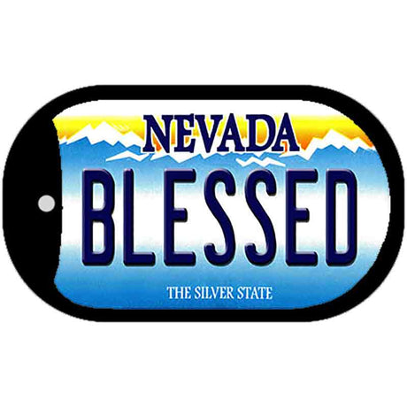 Blessed Nevada Novelty Metal Dog Tag Necklace DT-9580