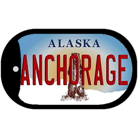 Anchorage Alaska Novelty Metal Dog Tag Necklace DT-9582