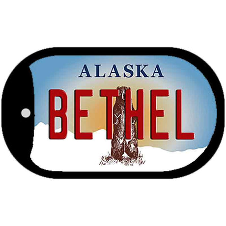 Bethel Alaska Novelty Metal Dog Tag Necklace DT-9584