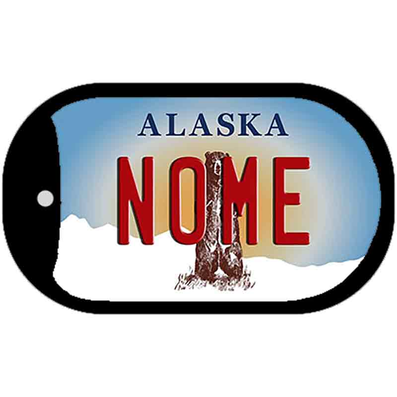 Nome Alaska Novelty Metal Dog Tag Necklace DT-9585