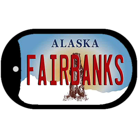 Fairbanks Alaska Novelty Metal Dog Tag Necklace DT-9586