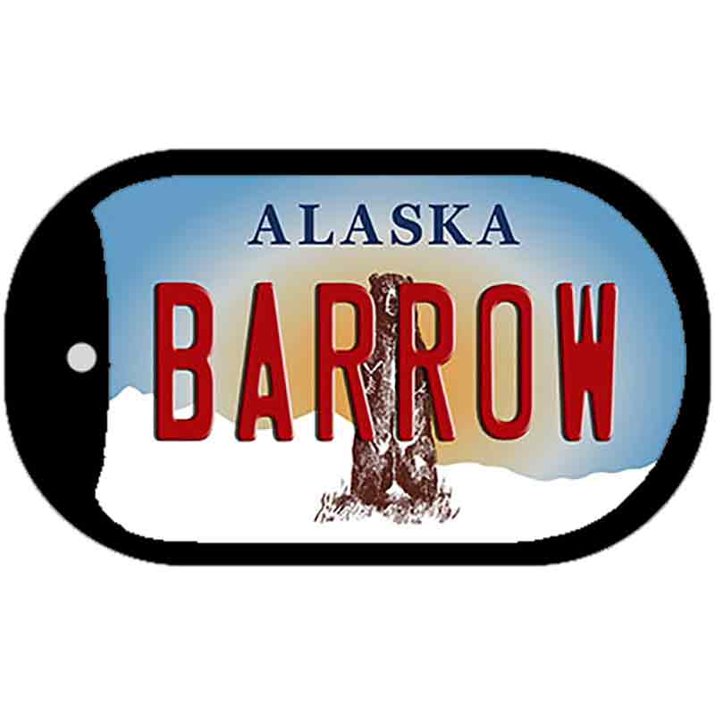 Barrow Alaska Novelty Metal Dog Tag Necklace DT-9587