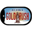 Gold Rush Alaska Novelty Metal Dog Tag Necklace DT-9592