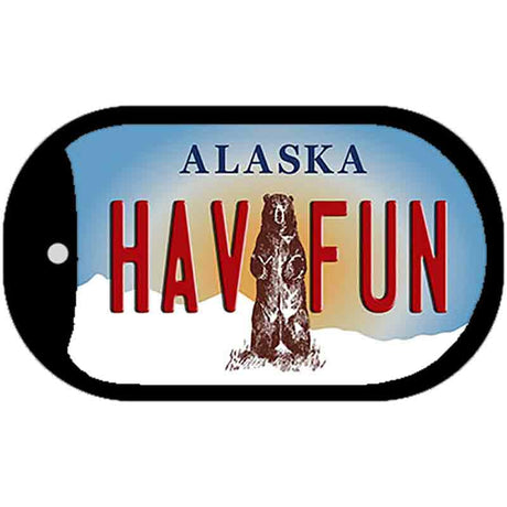 Have Fun Alaska Novelty Metal Dog Tag Necklace DT-9599