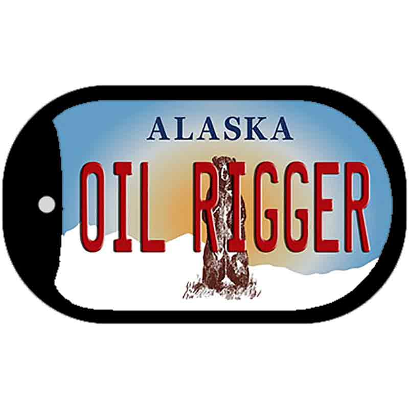 Oil Rigger Alaska Novelty Metal Dog Tag Necklace DT-9608