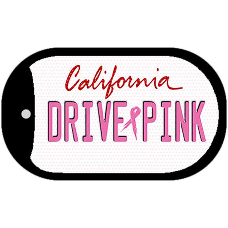 Drive Pink California Novelty Metal Dog Tag Necklace DT-9640