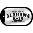 Property Of Alabama Novelty Metal Dog Tag Necklace DT-9742