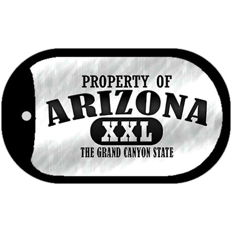 Property Of Arizona Novelty Metal Dog Tag Necklace DT-9744