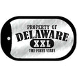 Property Of Delaware Novelty Metal Dog Tag Necklace DT-9749