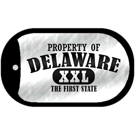 Property Of Delaware Novelty Metal Dog Tag Necklace DT-9749