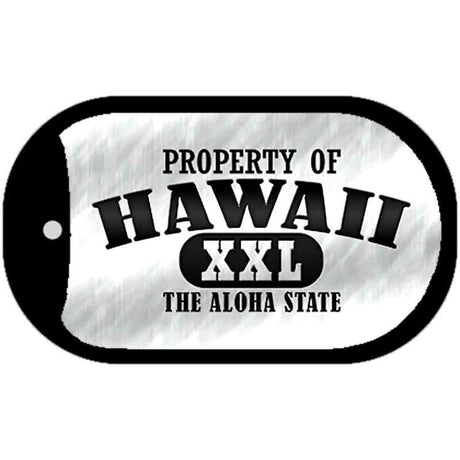 Property Of Hawaii Novelty Metal Dog Tag Necklace DT-9752