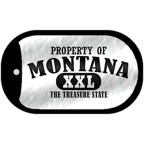 Property Of Montana Novelty Metal Dog Tag Necklace DT-9767