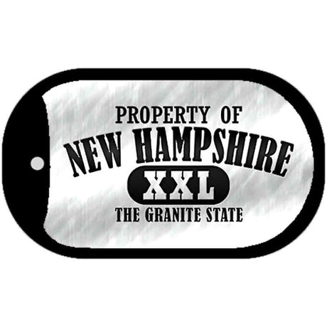 Property Of New Hampshire Novelty Metal Dog Tag Necklace DT-9770