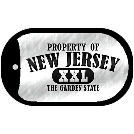 Property Of New Jersey Novelty Metal Dog Tag Necklace DT-9771