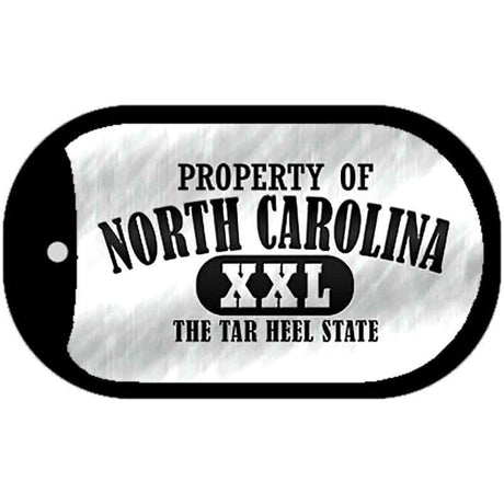 Property Of North Carolina Novelty Metal Dog Tag Necklace DT-9774