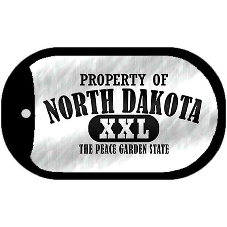 Property Of North Dakota Novelty Metal Dog Tag Necklace DT-9775