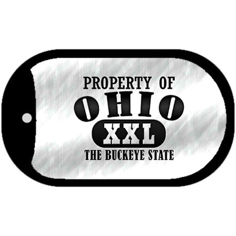 Property Of Ohio Novelty Metal Dog Tag Necklace DT-9776