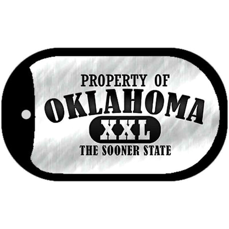 Property Of Oklahoma Novelty Metal Dog Tag Necklace DT-9777