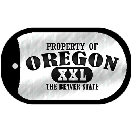 Property Of Oregon Novelty Metal Dog Tag Necklace DT-9778