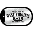 Property Of West Virginia Novelty Metal Dog Tag Necklace DT-9789