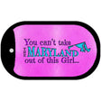 Maryland Girl Novelty Metal Dog Tag Necklace DT-9811