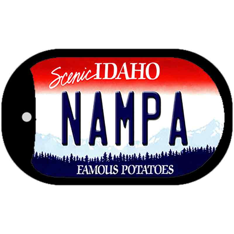 Nampa Idaho Novelty Metal Dog Tag Necklace DT-9862