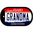 Grandma Idaho Novelty Metal Dog Tag Necklace DT-9874