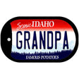 Grandpa Idaho Novelty Metal Dog Tag Necklace DT-9875