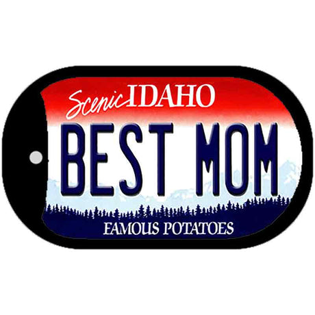 Best Mom Idaho Novelty Metal Dog Tag Necklace DT-9888