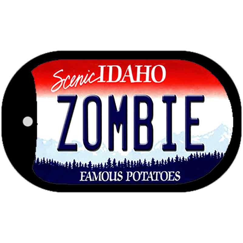 Zombie Idaho Novelty Metal Dog Tag Necklace DT-9890