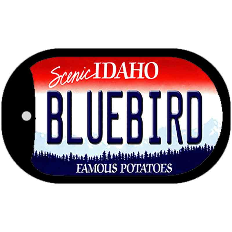 Bluebird Idaho Novelty Metal Dog Tag Necklace DT-9898