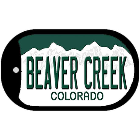 Beaver Creek Colorado Novelty Metal Dog Tag Necklace DT-9911