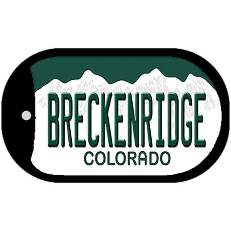 Breckenridge Colorado Novelty Metal Dog Tag Necklace DT-9912