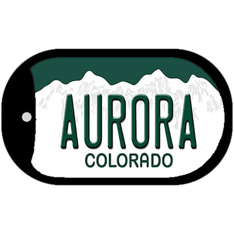 Aurora Colorado Novelty Metal Dog Tag Necklace DT-9914