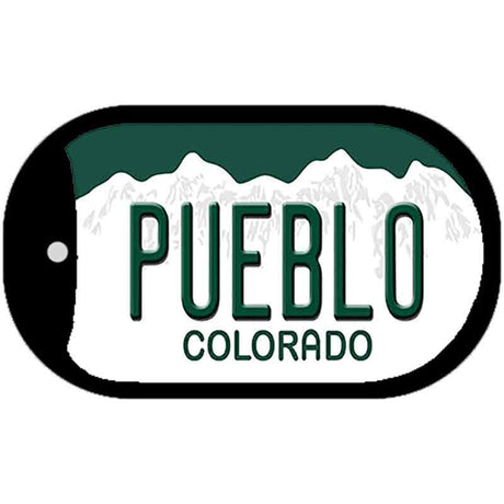 Pueblo Colorado Novelty Metal Dog Tag Necklace DT-9917