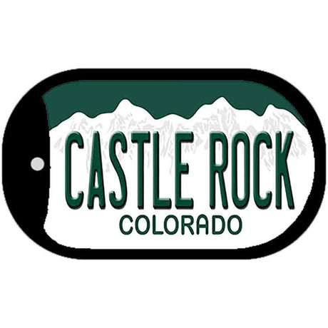 Castle Rock Colorado Novelty Metal Dog Tag Necklace DT-9923