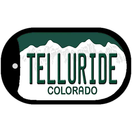 Telluride Colorado Novelty Metal Dog Tag Necklace DT-9928