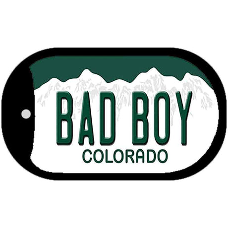 Bad Boy Colorado Novelty Metal Dog Tag Necklace DT-9933