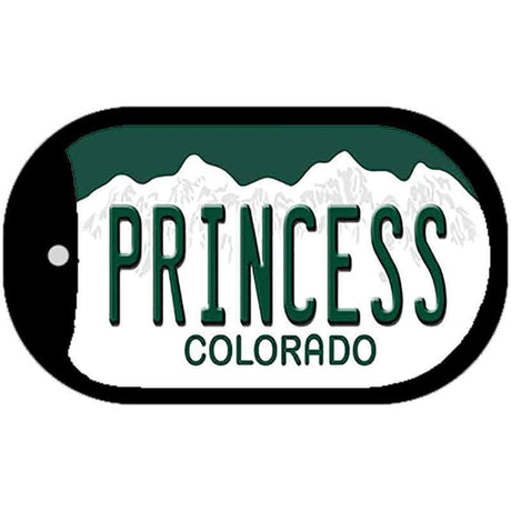 Princess Colorado Novelty Metal Dog Tag Necklace DT-9938