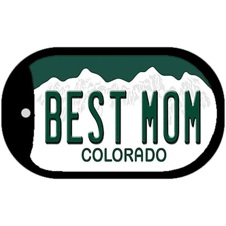 Best Mom Colorado Novelty Metal Dog Tag Necklace DT-9941