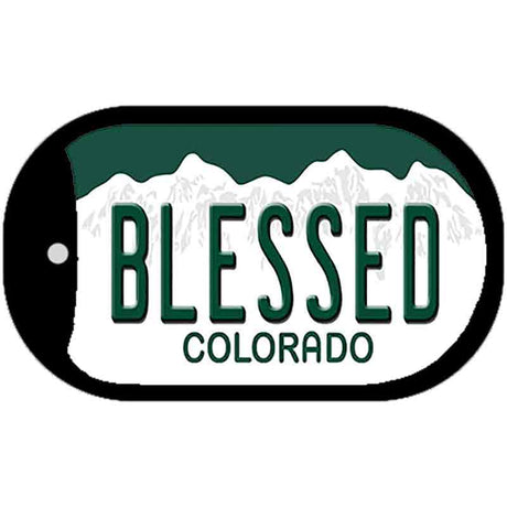 Blessed Colorado Novelty Metal Dog Tag Necklace DT-9949